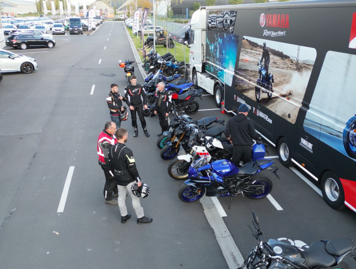 Yamaha demo ride Tour