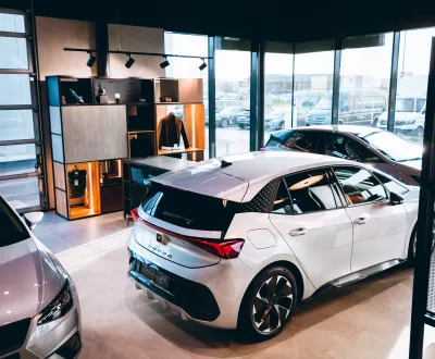 Cupra showroom Raes Autogroep Brugge