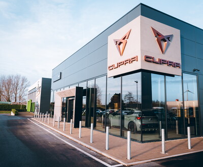 Cupra showroom Raes Autogroep Brugge
