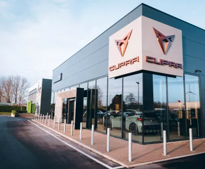 Cupra showroom Raes Autogroep Brugge