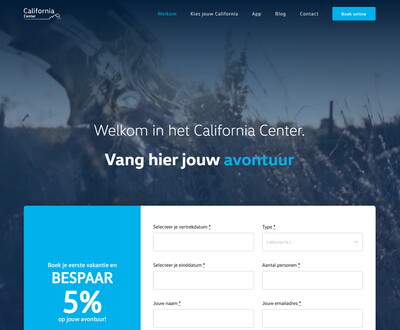 Vernieuwde website Californiacenter