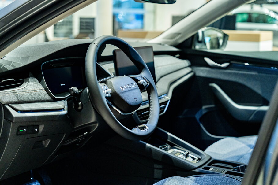 Ontdek de groepslevering van acht Škoda Octavia Combi modellen