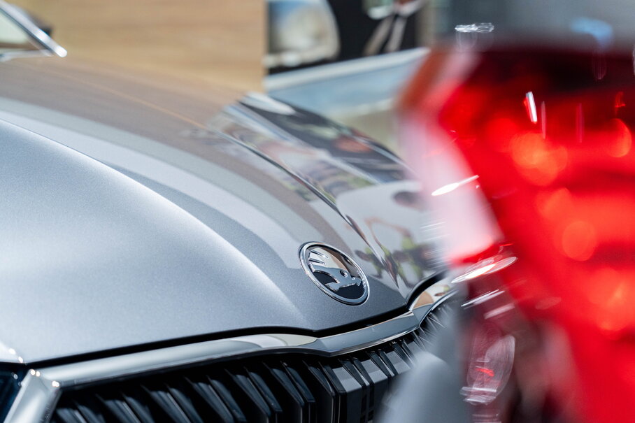 Ontdek de groepslevering van acht Škoda Octavia Combi modellen