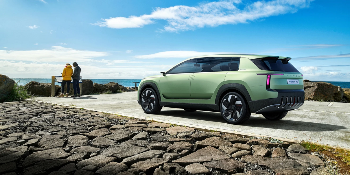 Ontdek de Škoda Vision 7S