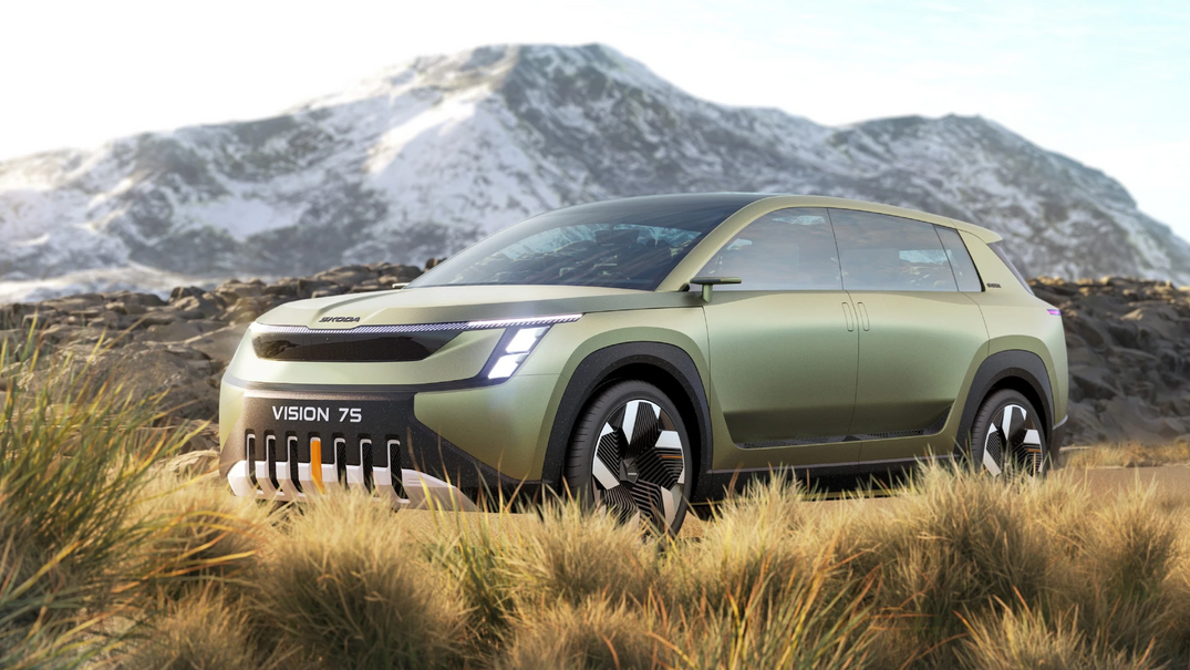 Ontdek de Škoda Vision 7S