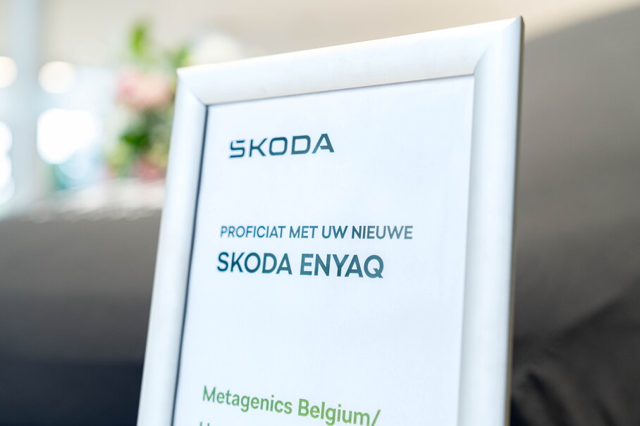 Škoda Enyaq levering Metagenics