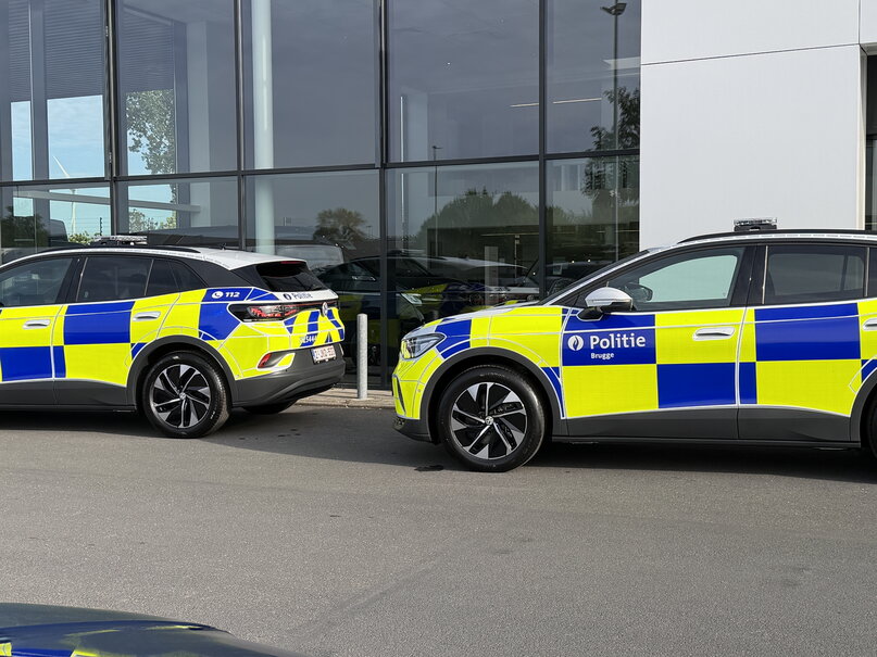 Groepslevering Politie Volkswagen ID.4-modellen