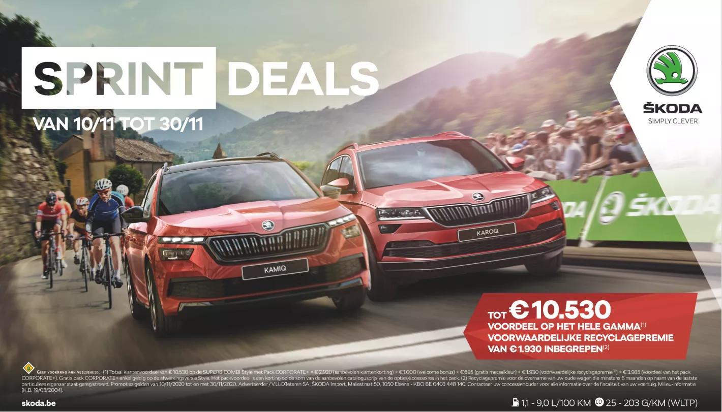 Ontdek de sprint deals bij ŠKODA