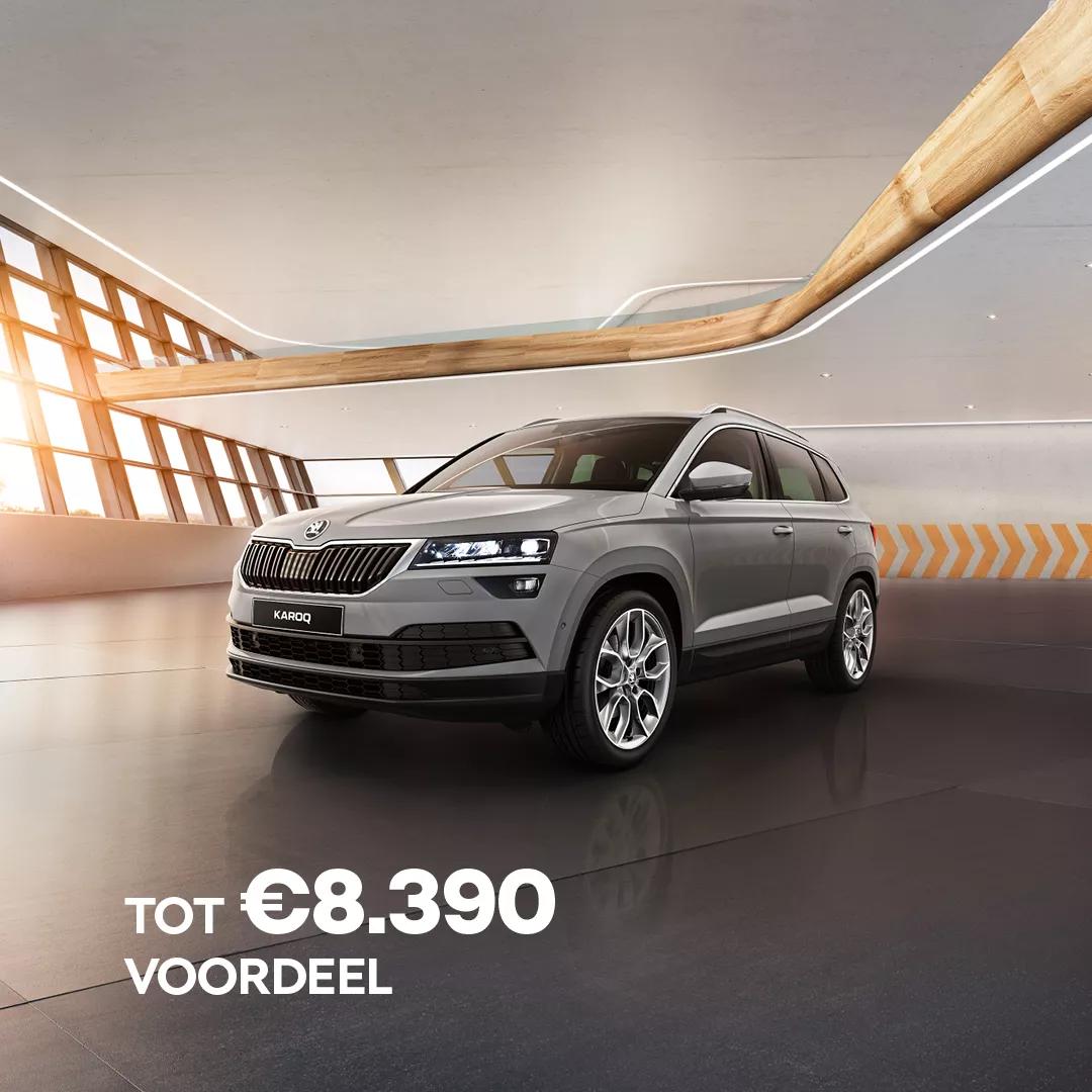 Tot €8.390 voordeel op de ŠKODA KAROQ