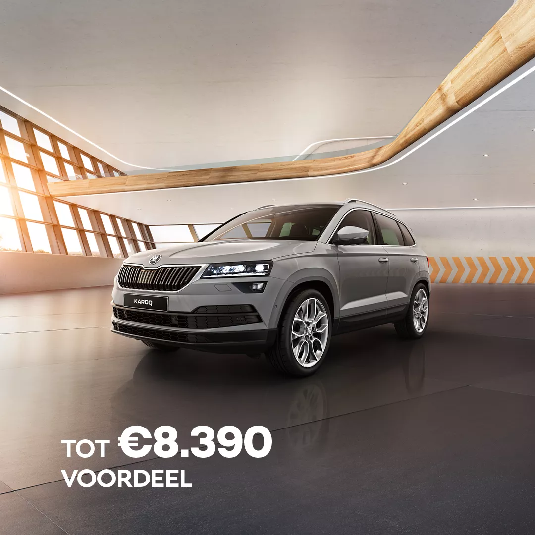 Tot €8.390 voordeel op de ŠKODA KAROQ