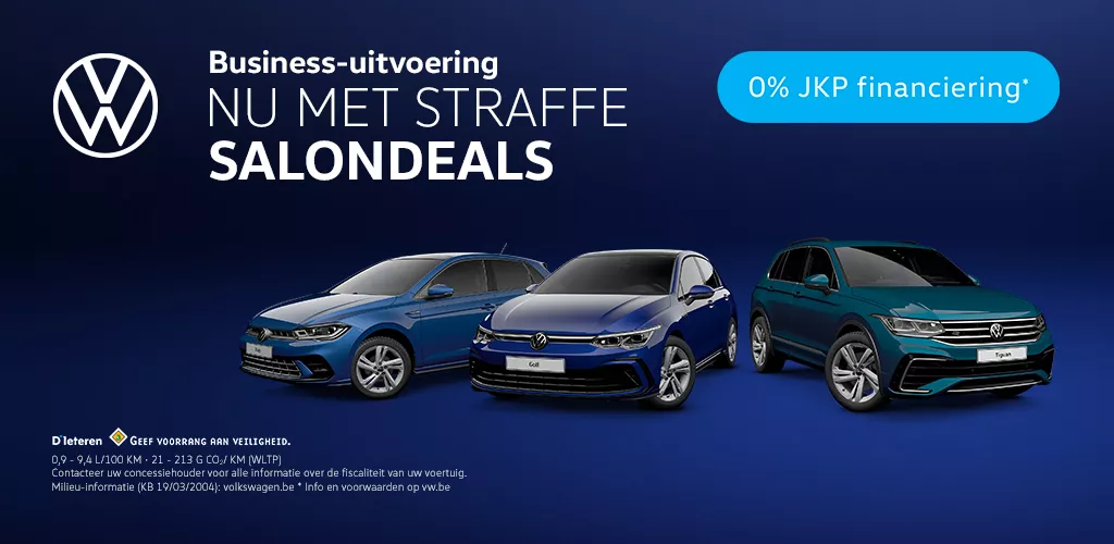 Uitzonderlijke Salondeals op alle Business-uitvoeringen