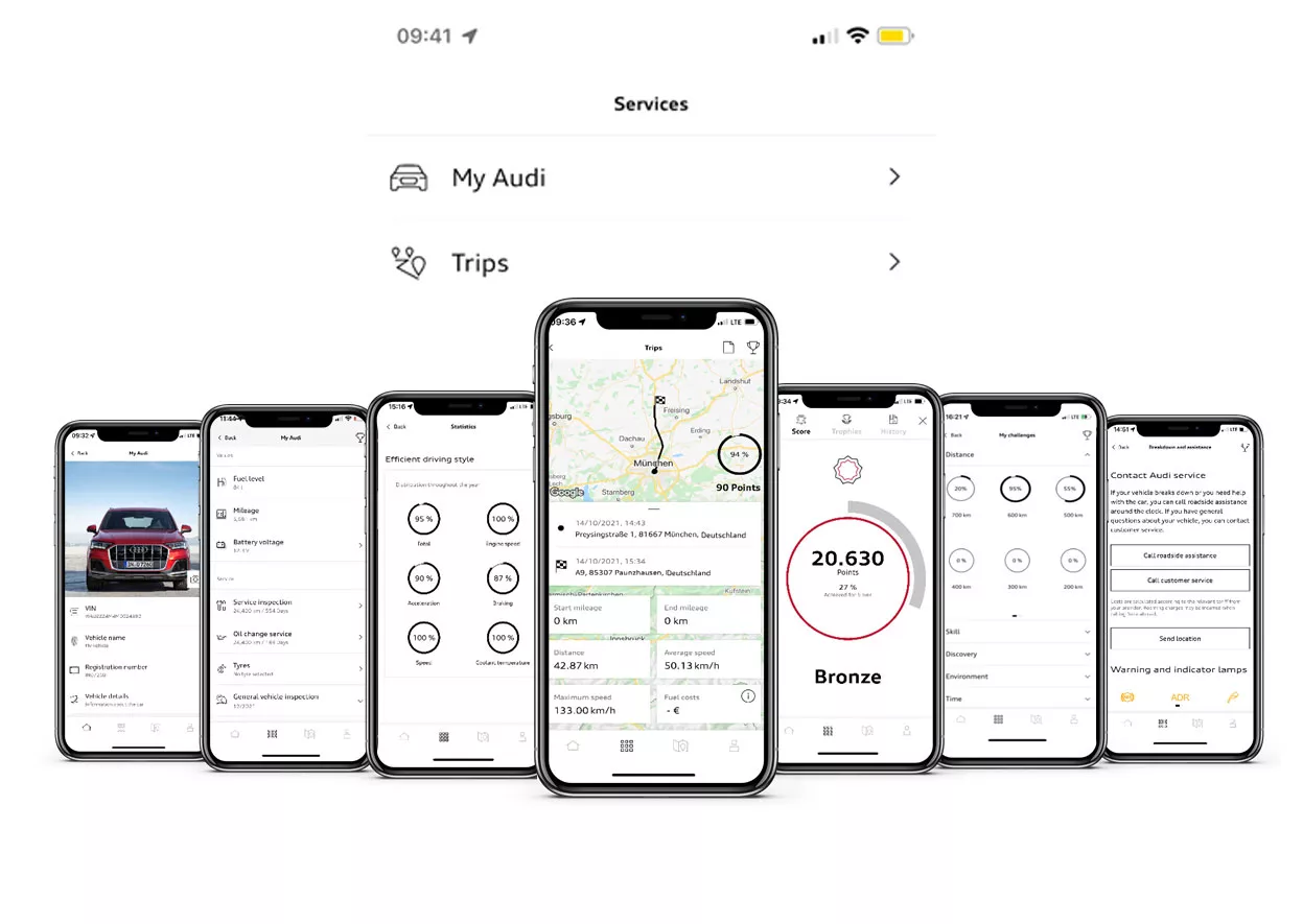 My Audi overview