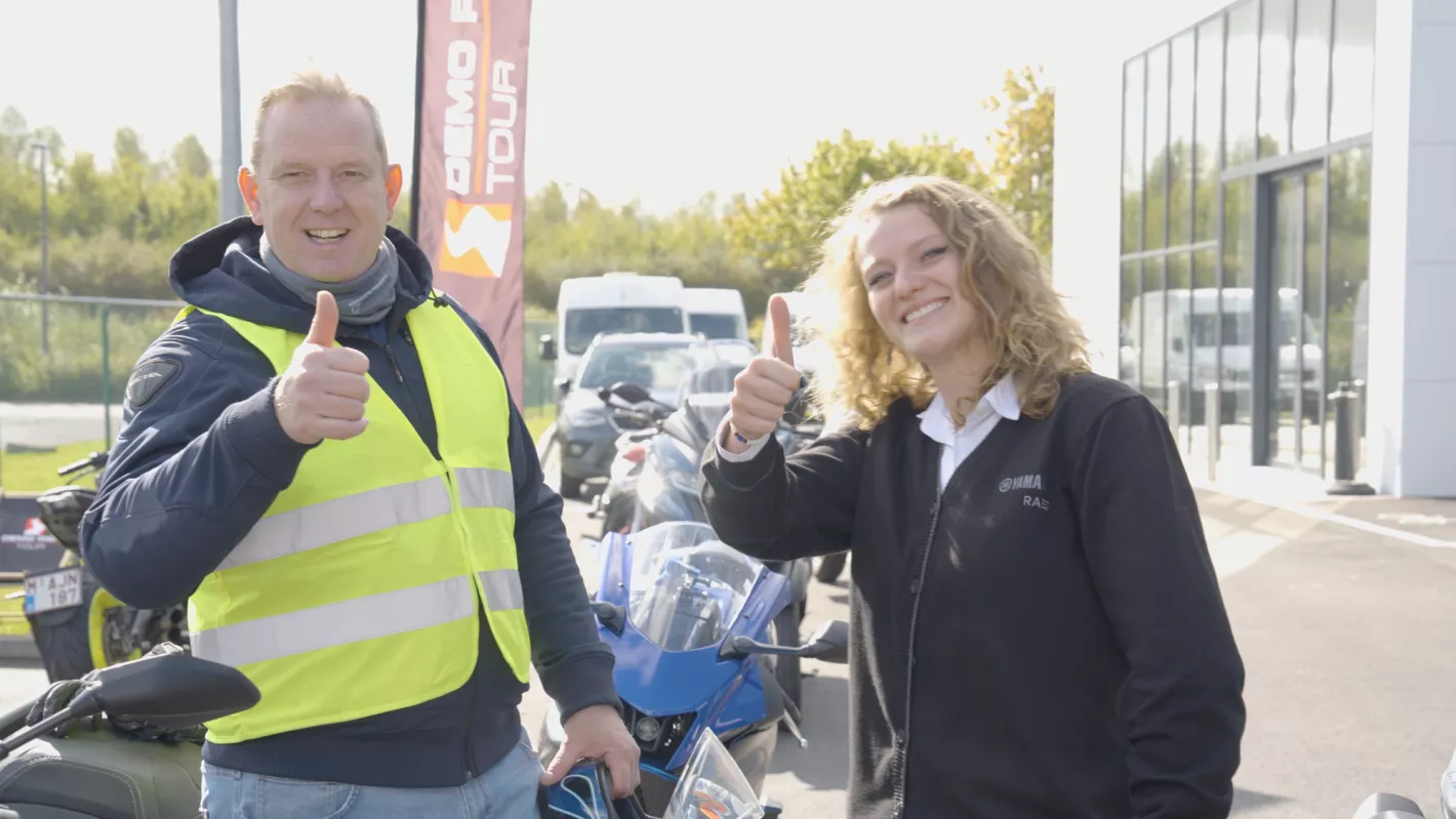 Yamaha demo ride Tour