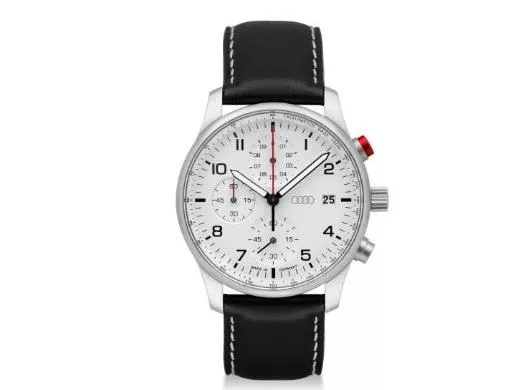Audi Chronograaf - zilver/wit
