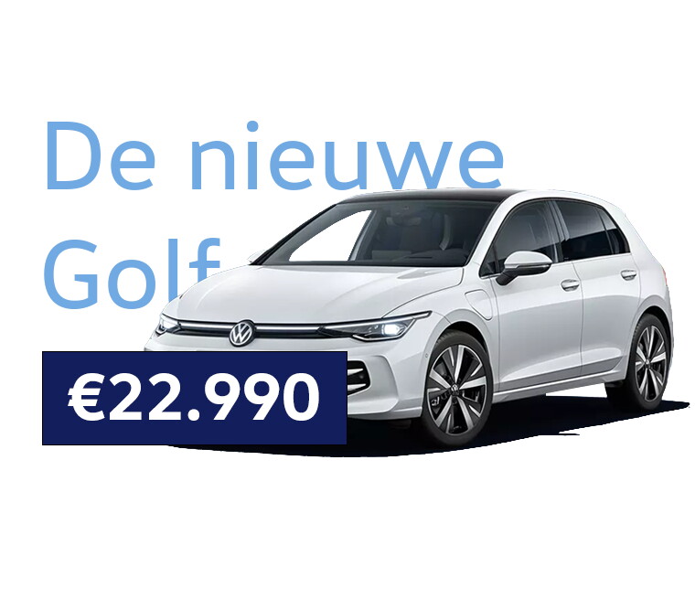 De nieuwe Golf vanaf €22.990